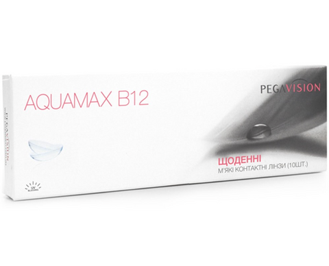 Aquamax B12 Одноденні контактні лінзи 10шт 527 фото