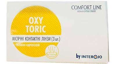 OXY TORIC Comfort Line контактні лінзи місячного носіння 507 фото