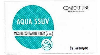Aqua 55 UV Comfort Line контактні лінзи місячного носіння 388 фото