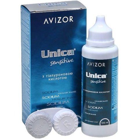 Багатоцільовий розчин Avizor Unica Sensitive 100 ml 784 фото