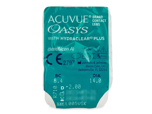 Acuvue Oasys with Hydraclear Plus контактні лінзи двотижневого носіння 279 фото