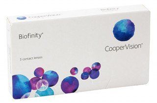 Biofinity CooperVision упаковка (3шт) місячні контактні лінзи 1126 фото