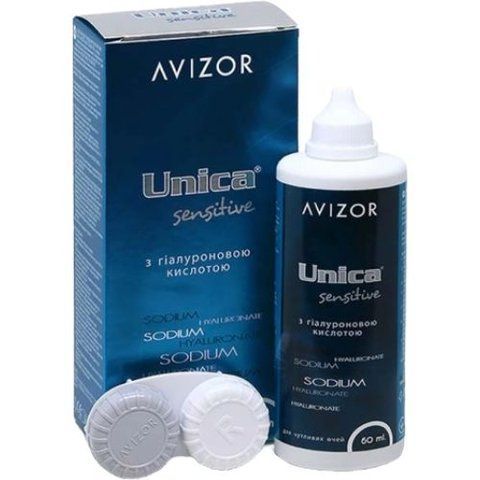 Багатоцільовий розчин Avizor Unica Sensitive 60 ml 940 фото